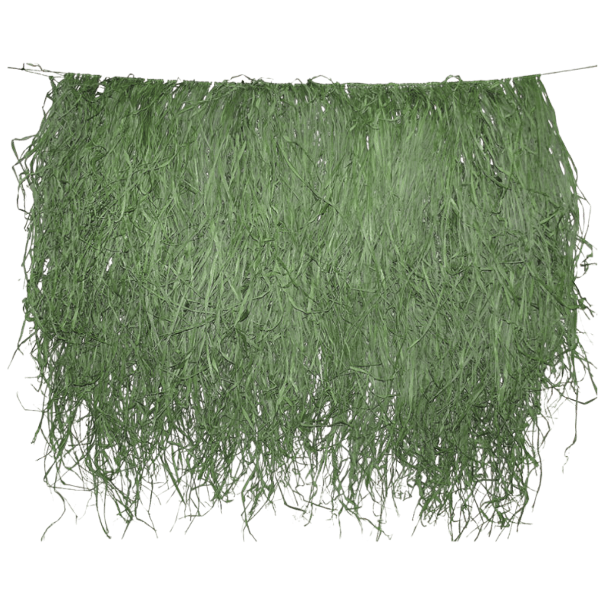 BEAVERTAIL GHILLIE GRASS RAFFIA GRASS MAT - GREEN