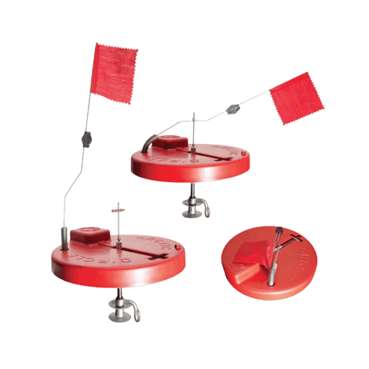 BEAVER DAM ROUND TIP UP -DWO RED