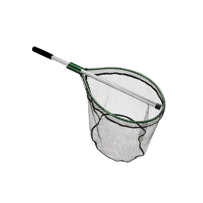BECKMAN FIXED HANDLE PVC FISHING NET - 32IN HANDLE - 17X20IN - ADJUSTABLE HANDLE