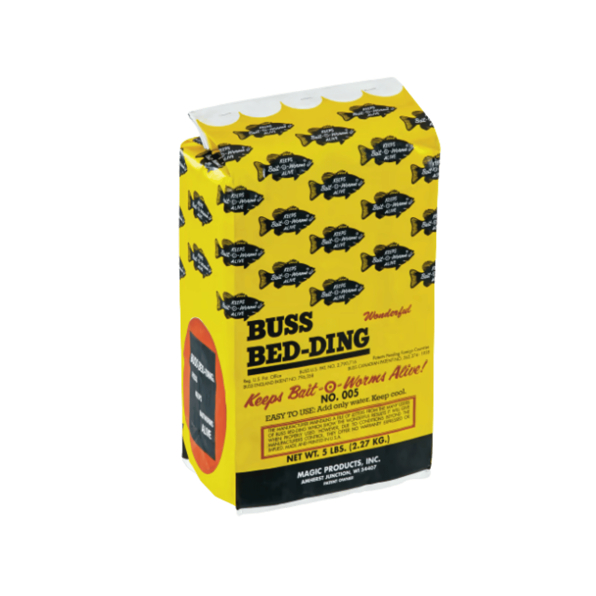MAGIC WORM BUSS BEDDING DRY PAPER - 5LBS