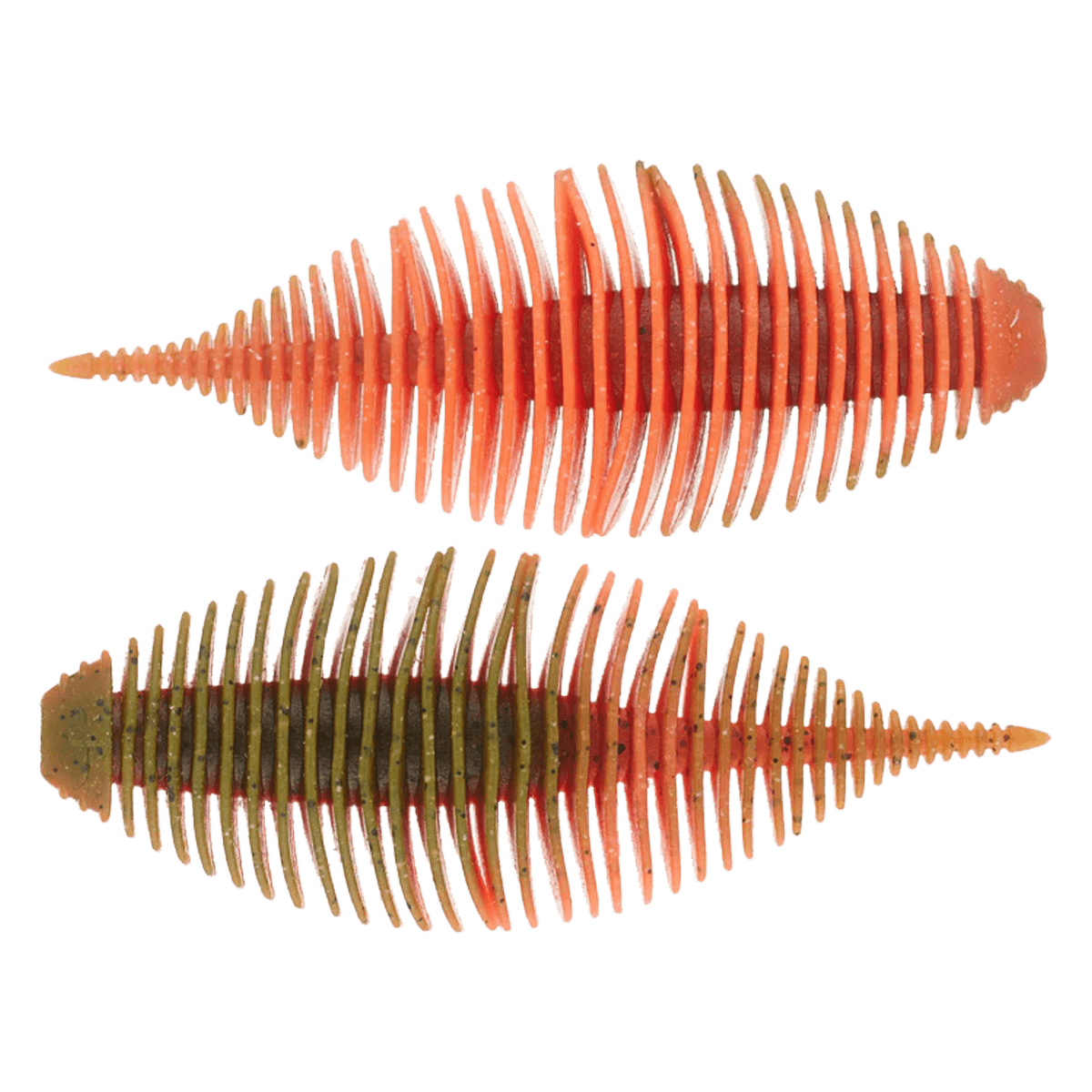 BELLOWS GILL CREATURE BAIT 5.8 GREEN PUMPKIN BITE ORANGE