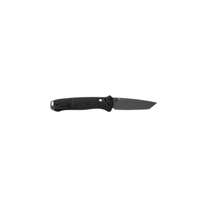BENCHMADE BAILOUT AXIS TANTO - BLACK ALUMINUM, FULL KNIFE VIEW