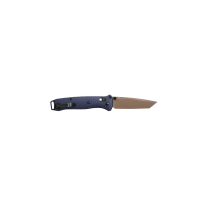 BENCHMADE BAILOUT AXIS TANTO - CRATER BLUE ALUMINUM, FULL KNIFE VIEW