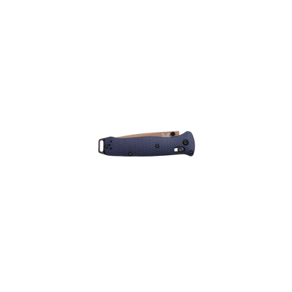 BENCHMADE BAILOUT AXIS TANTO - CRATER BLUE ALUMINUM, FOLDED VIEW