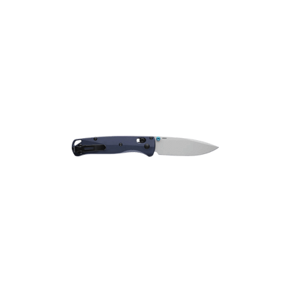 BENCHMADE BUGOUT AXIS DROP-POINT - CRATER BLUE, FULL KNIFE VIEW