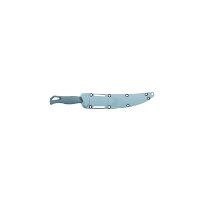 BENCHMADE FISHCRAFTER FIXED BLADE TRAILING POINT - DEPTH BLUE SANTOPRENE WITH SHEATH