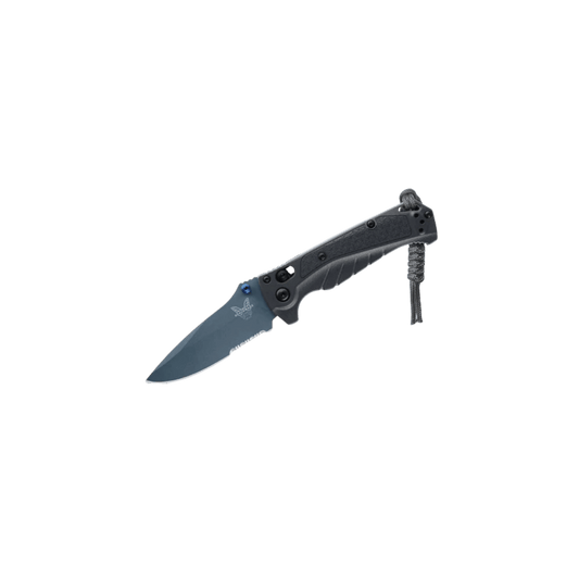 BENCHMADE MINI ADIRA DROP POINT TEMPEST GRAY