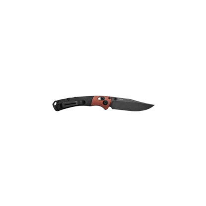 BENCHMADE MINI CROOKED RIVER CLIP POINT - BURNT COPPER/BLACK MICARTA, FULL KNIFE VIEW