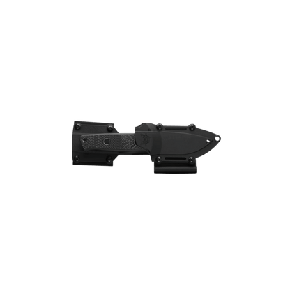 BENCHMADE SIBERT MINI BUSHCRAFTER FIXED - CARBON FIBER DROP POINT WITH SHEATH