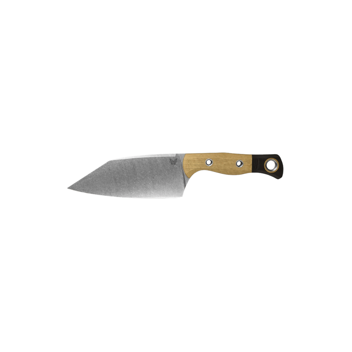 BENCHMADE STATION KNIFE FIXED BLADE CUTLERY - MAPLE VALLEY RICHLITE, FULL KNIFE VIEW