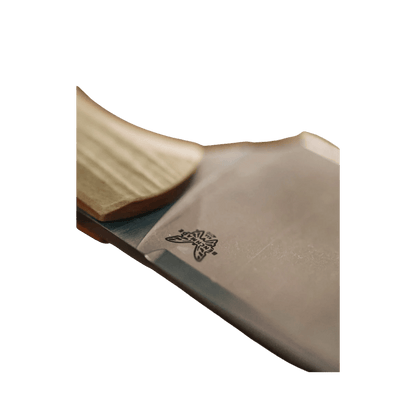 BENCHMADE STATION KNIFE FIXED BLADE CUTLERY - MAPLE VALLEY RICHLITE, SIDE LOGO