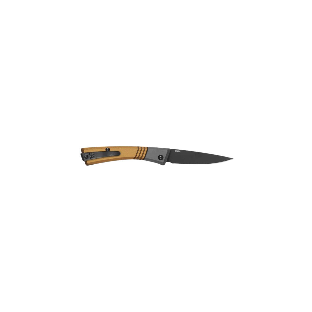 BENCHMADE SUCCESSOR SLP DROP POINT - BURNT BRASS ALUMINUM, FULL KNIFE VIEW