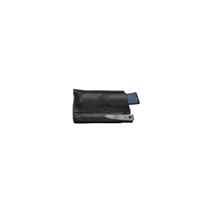 BENCHMADE SUCCESSOR SLP DROP POINT - CRATER BLUE ALUMINUM, SHEATH