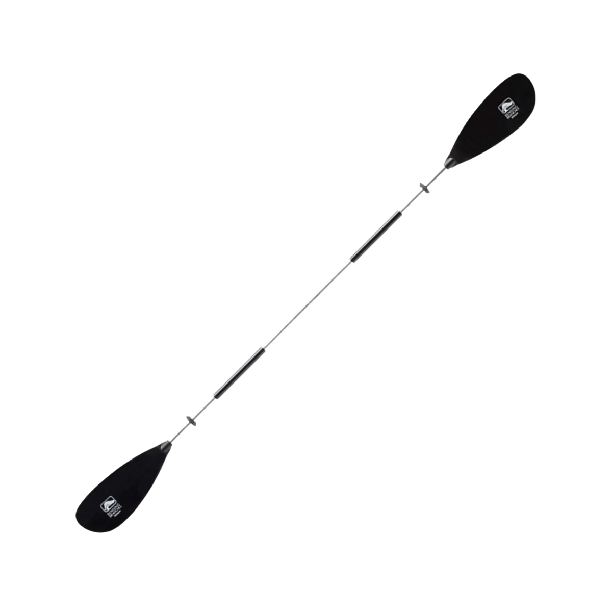 BENDING BRANCHES WHISPER II ALUMINUM SHAFT KAYAK PADDLE - BLACK - WHOLE VIEW