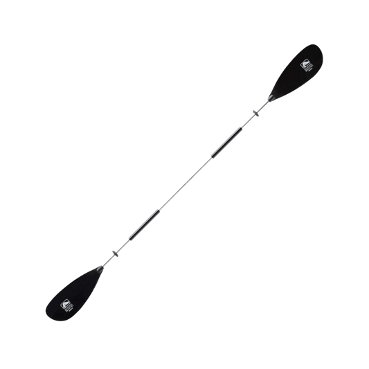BENDING BRANCHES WHISPER II ALUMINUM SHAFT KAYAK PADDLE - BLACK - WHOLE VIEW