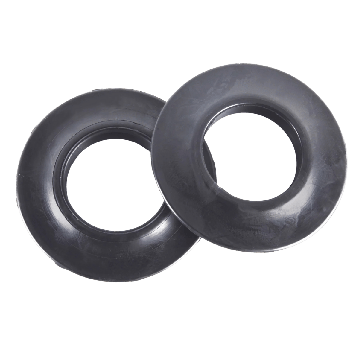 BENDING BRANCHES PAIR DRIP RINGS - BLACK RUBBER