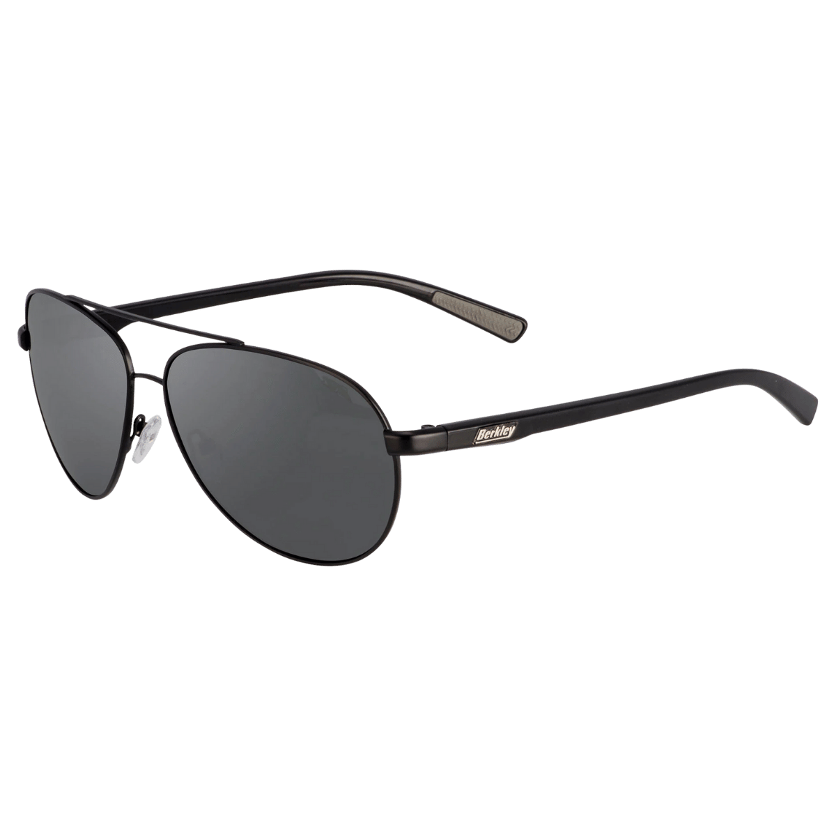 BERKLEY BER001 POLARIZED SUNGLASSES BLACK/GREY MIRROR