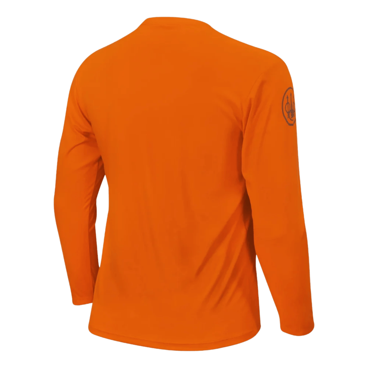 BERETTA COVEY TECH LONG SLEEVE T-SHIRT - BLAZE ORANGE - BACK VIEW