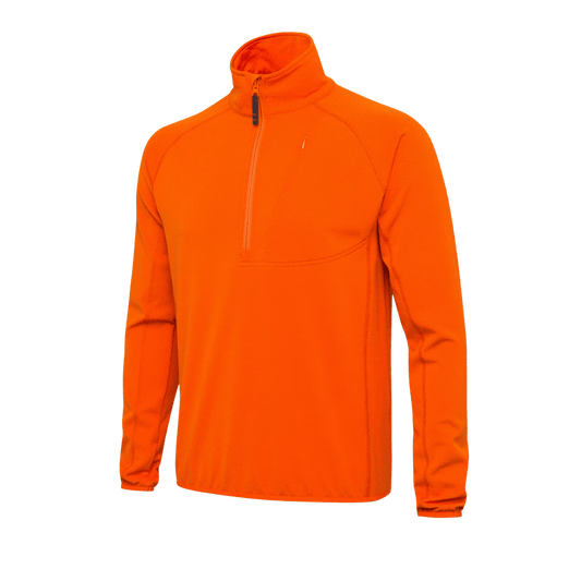 BERETTA MEN'S CERAMIC FACE FLEECE - ORANGE - FRONT VIEW