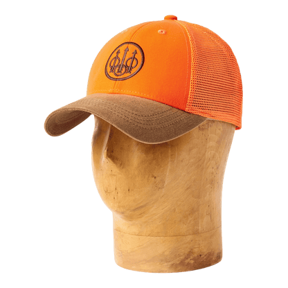 BERETTA UPLAND TRUCKER HAT - TABACCO & BLAZE_1