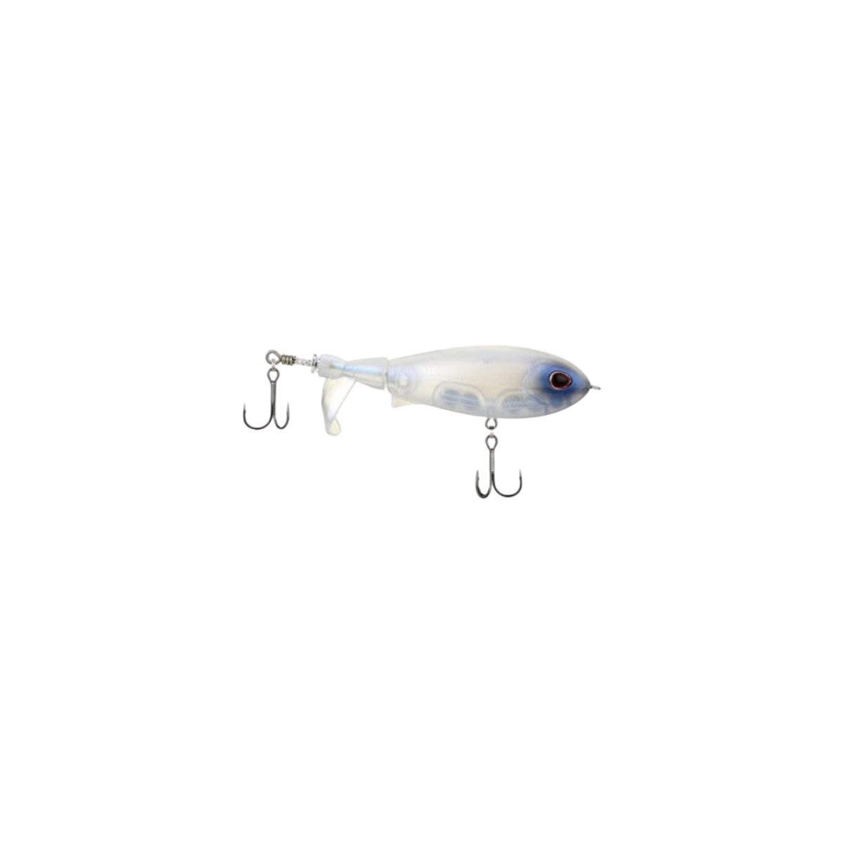 BERKLEY SCREAMIN' CHOPPO PROP BAIT 3.75IN GHOST WHITE