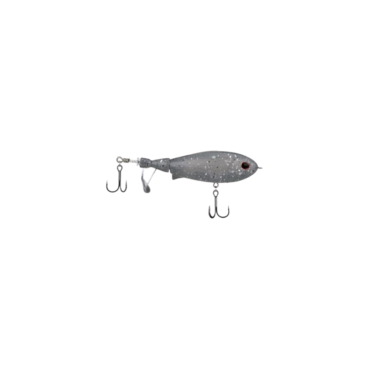 BERKLEY SCREAMIN' CHOPPO PROP BAIT 4.3IN PEPPERED SMOG