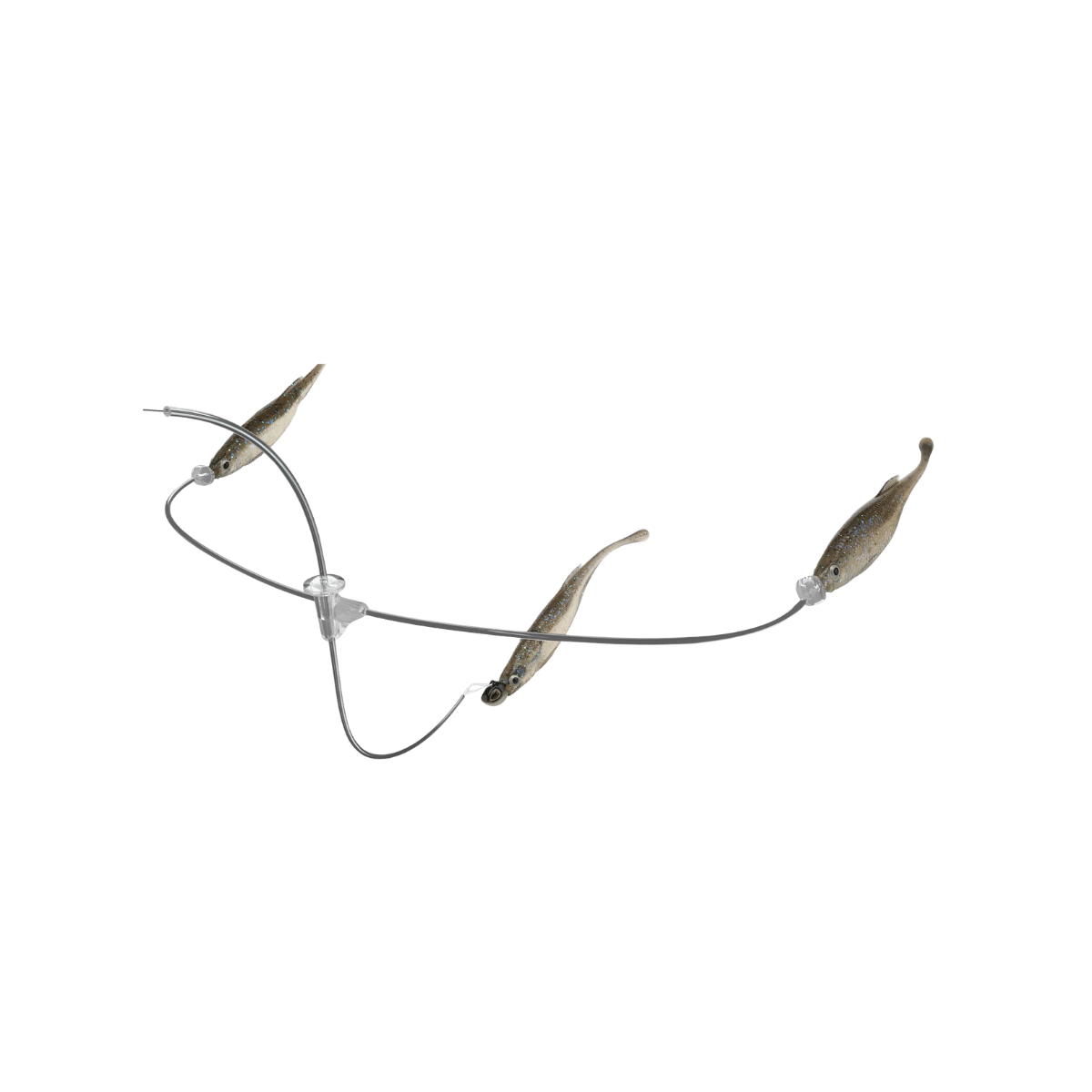 BERKLEY TRIPLE MINNOW RIG KIT 4IN ELECTRIC SHAD