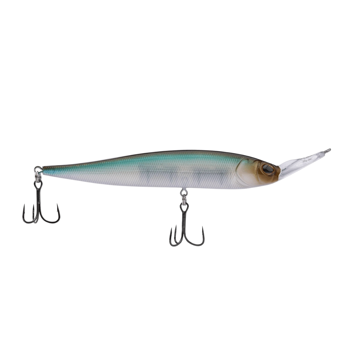 BERKLEY KREJ JERKBAIT 3.3 IN – REVERSE FALL HARD BAIT - STEALTH MINNOW