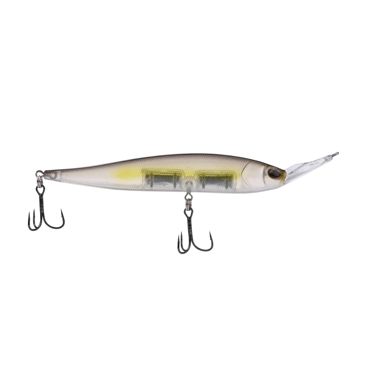 BERKLEY KREJ JERKBAIT 3.3 IN – REVERSE FALL HARD BAIT - STEALTH SHAD