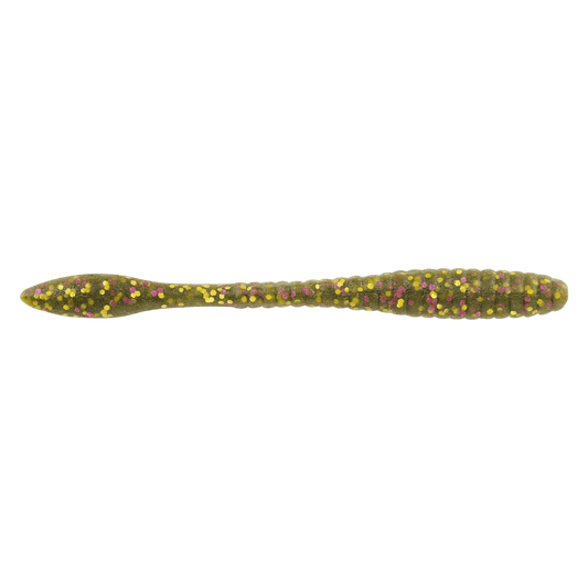 BERKLEY POWERBAIT MAXSCENT FLAT WORM FISHING LURE 4 IN - GOBY - MAIN IMAGE