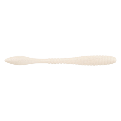 BERKLEY POWERBAIT MAXSCENT FLAT WORM FISHING LURE - 4-1/4IN - WHITE PEARL
