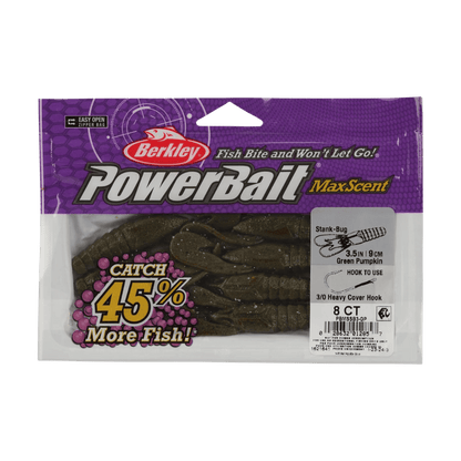 BERKLEY POWERBAIT MAXSCENT STANK BUG 3.5 IN – SCENTED BAIT - PACKAGING