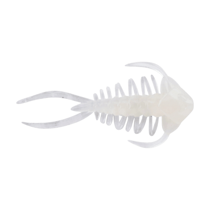 BERKLEY POWERBAIT TRILOBITE – 1.5 IN ULTRALIGHT SOFT BAIT - GLOW WHITE
