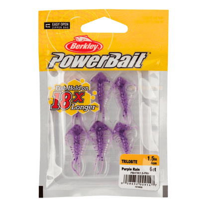 BERKLEY POWERBAIT TRILOBITE – 1.5IN ULTRALIGHT SOFT BAIT-PACKAGING