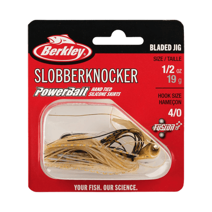 BERKLEY POWERBAIT SLOBBERKNOCKER JIG 1/2 OZ – TOUGH JIG - PACKAGING