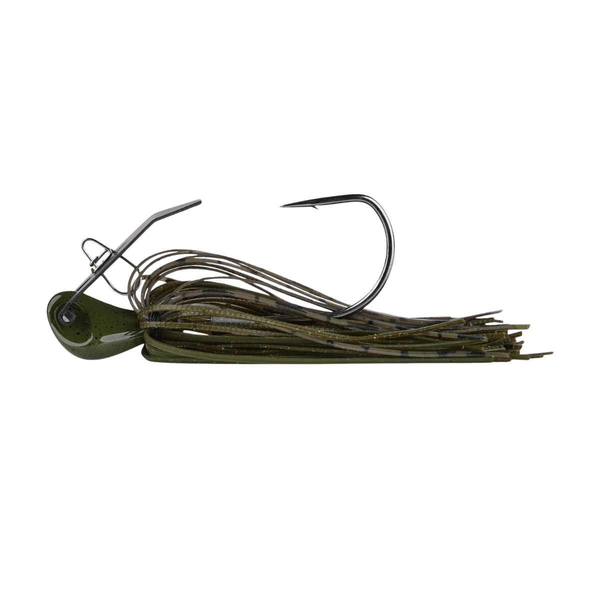 BERKLEY POWERBAIT SLOBBERKNOCKER JIG 1/2 OZ – TOUGH JIG - GREEN PUMPKIN