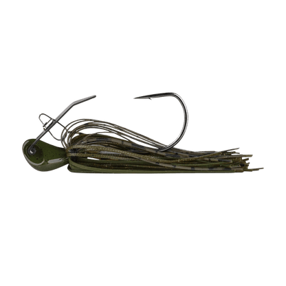 BERKLEY POWERBAIT SLOBBERKNOCKER JIG 1/2 OZ – TOUGH JIG - GREEN PUMPKIN