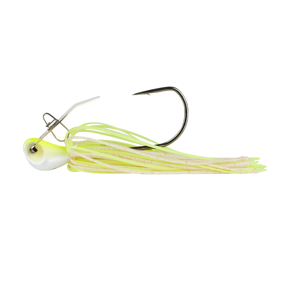BERKLEY POWERBAIT SLOBBERKNOCKER JIG 1/2 OZ – TOUGH JIG - WHITE CHARTREUSE