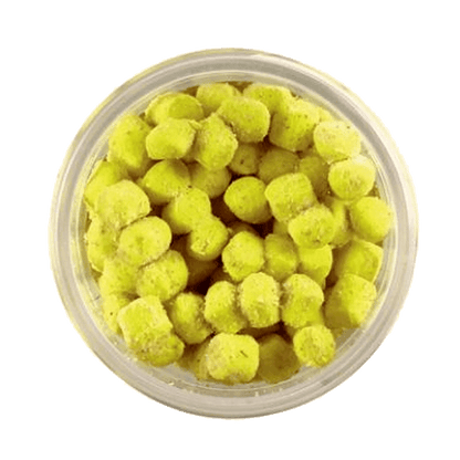 BERKLEY POWERBAIT CHROMA-GLOW CRAPPIE NIBBLES - GLOW YELLOW