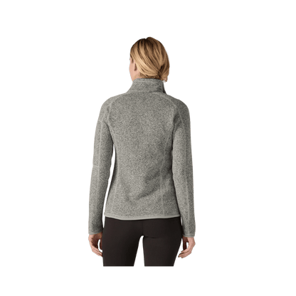 PATAGONIA WOMEN'S BETTER SWEATER JACKET BIRCH WHITE BACK VIEW