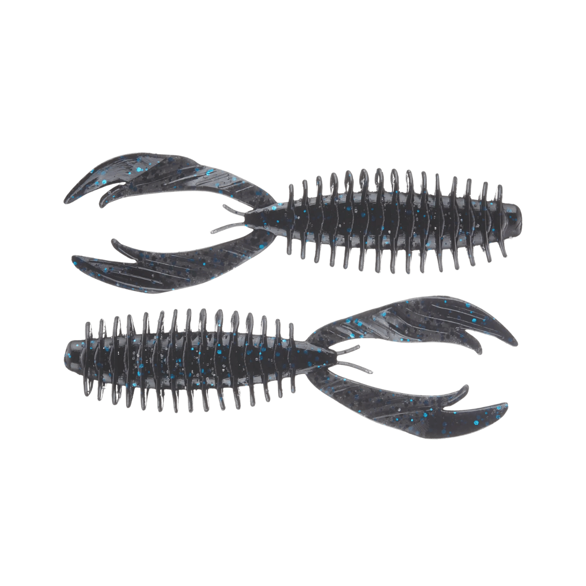 BIG BITE FIGHTING CRAW 8PK BLACK BLUE FLK