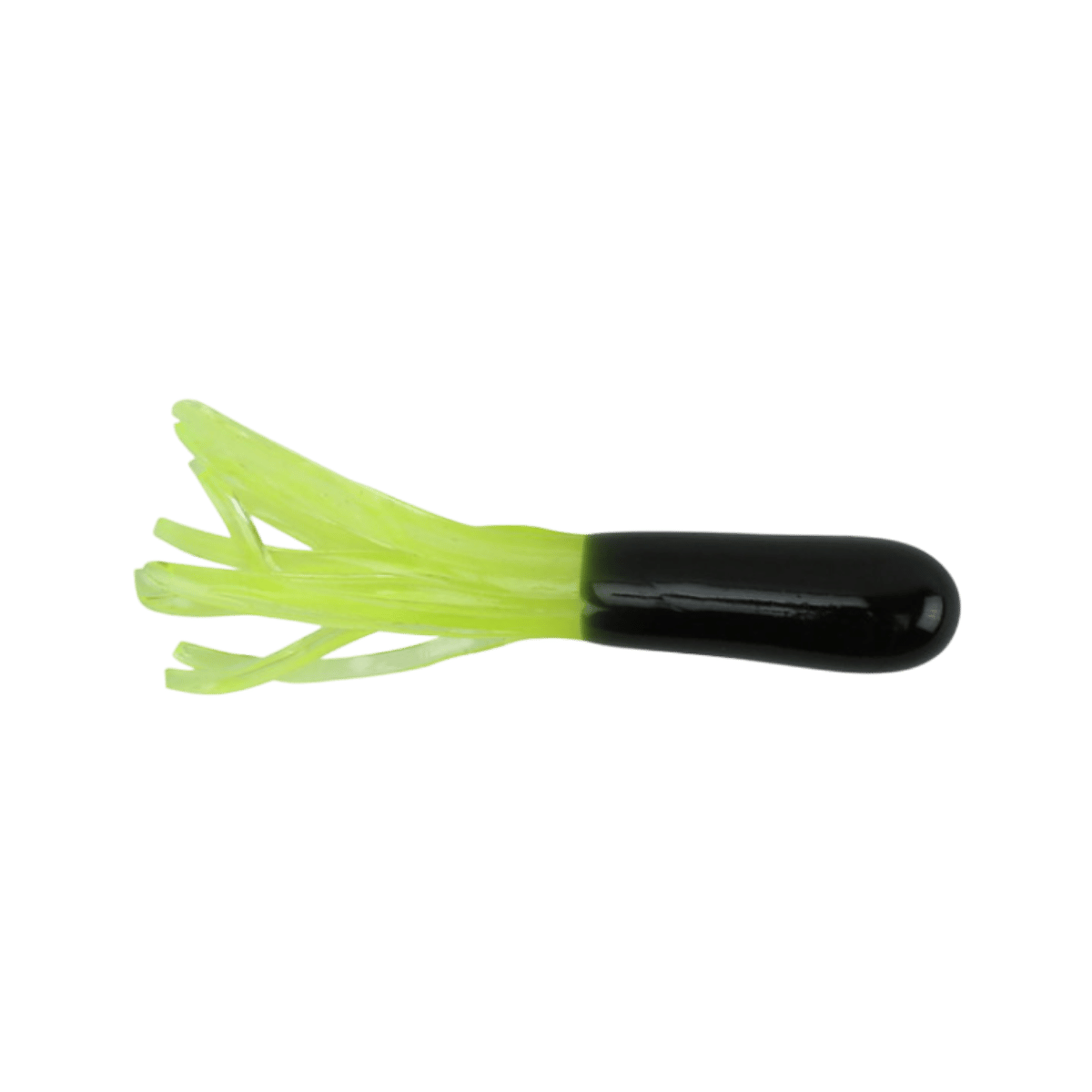 BIG BITE CRAPPIE TUBE 10PK BLACK_CHARTREUSE