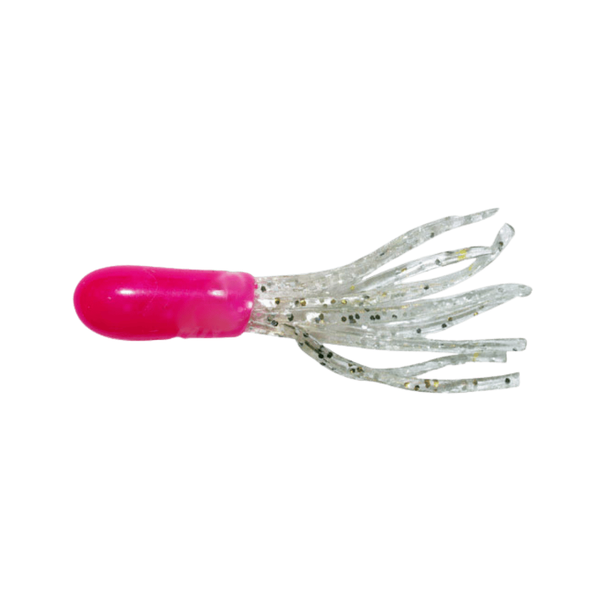 BIG BITE CRAPPIE TUBE 10PK PINK CLEAR SPARKLE