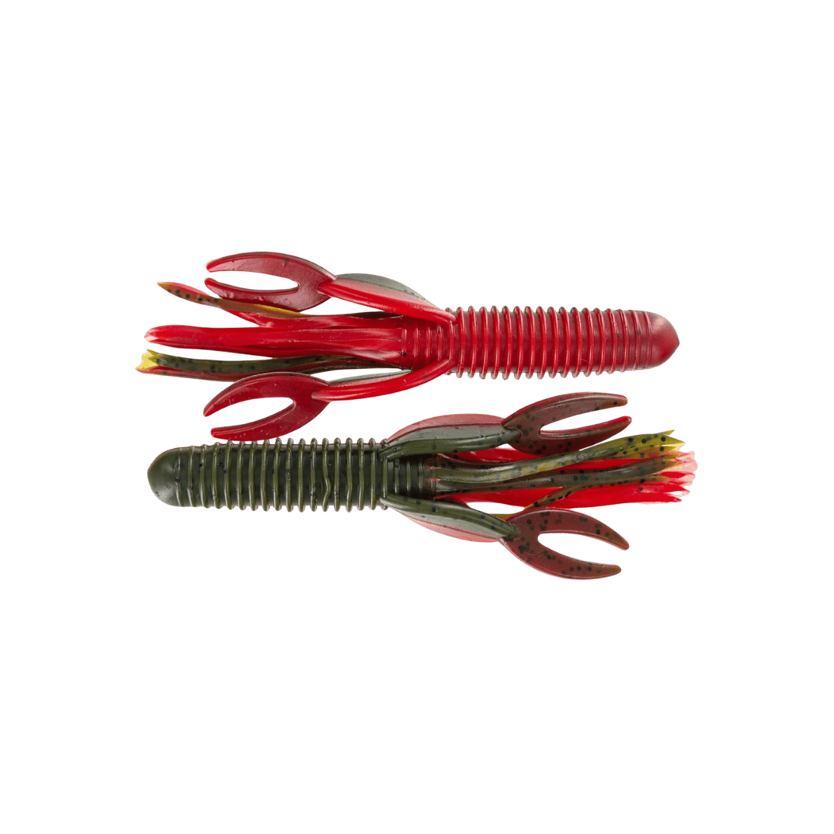 BIG BITE CRAW TUBE LURE 8PK - 4IN GREEN PUMPKIN RED