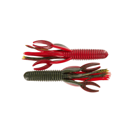 BIG BITE CRAW TUBE LURE 8PK - 4IN GREEN PUMPKIN RED