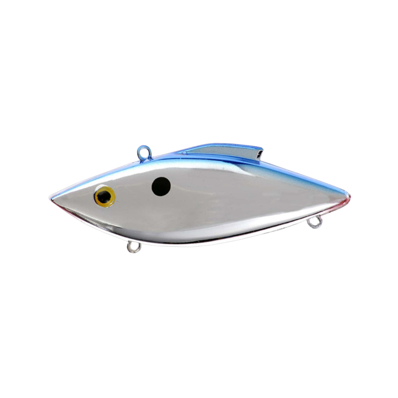 BILL LEWIS FISHING MINI TRAP CHROME BLUE BACK