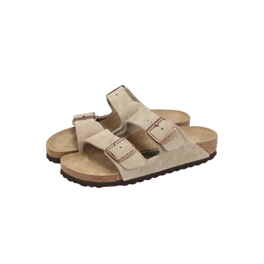 BIRKENSTOCK ARIZONA SUEDE NARROW TAUPE