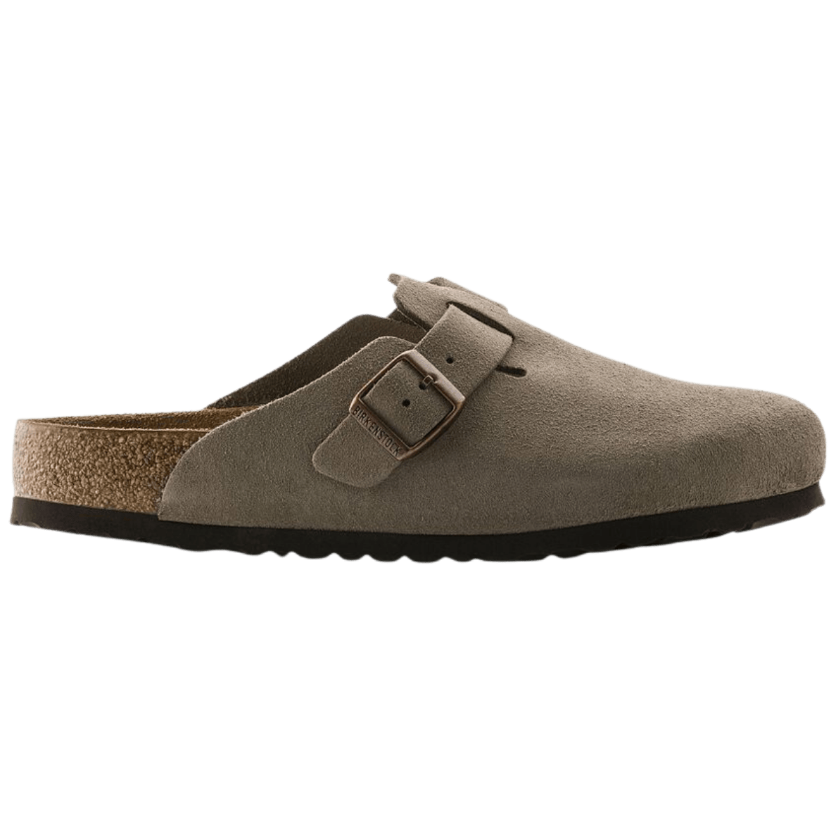BIRKENSTOCK BOSTON SOFT FOOTBED CLOGS REGULAR - TAUPE_SIDEANGLE