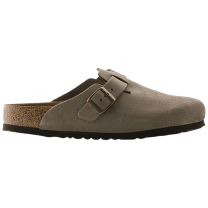 BIRKENSTOCK BOSTON SOFT FOOTBED CLOGS REGULAR - TAUPE_SIDEANGLE