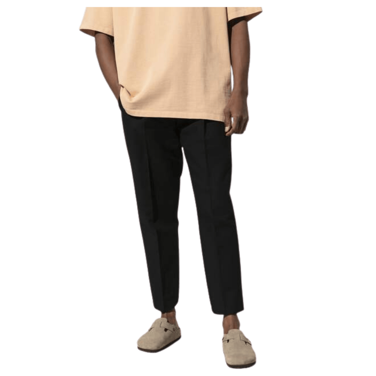 BIRKENSTOCK BOSTON SOFT FOOTBED CLOGS REGULAR - TAUPE - FRONT VIEW WW